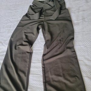 Forever 21 Olive Green Wide-Leg Palazzo Pants